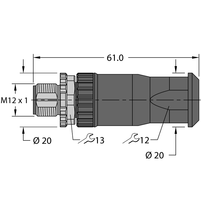 Actuator and Sensor Cable, PUR - Connection Cable